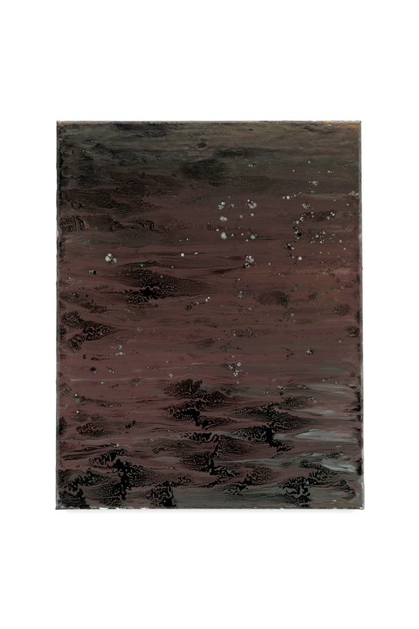 Limen VIII, chronique peinte en couleurs noires et blanches, 2021