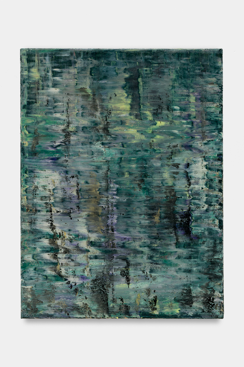 Limen XXII, chronique peinte en couleurs noires et blanches, 2021
